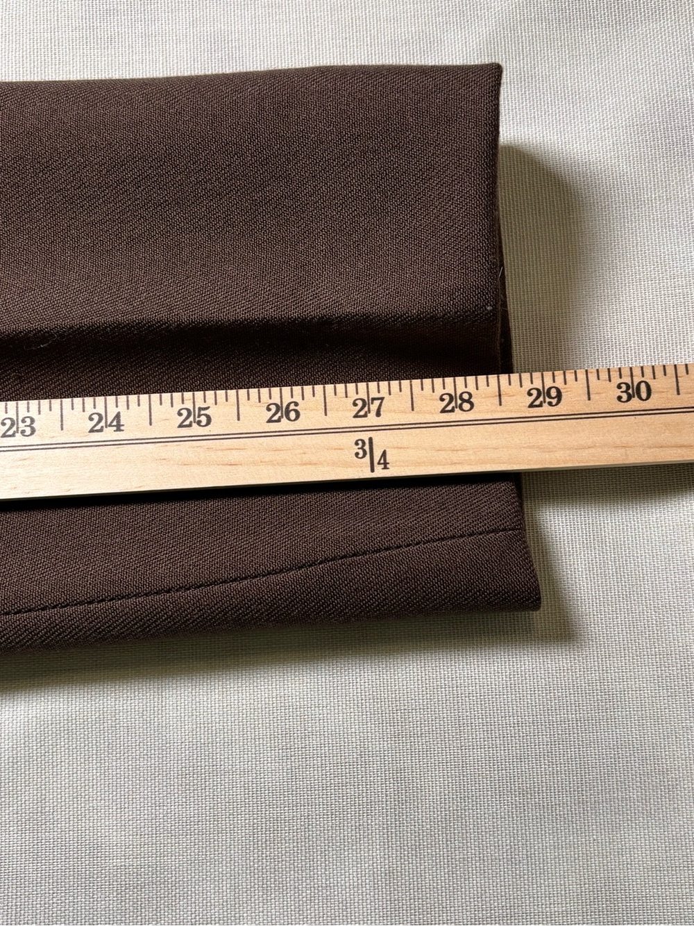 Burberry Prorsum Men's IT 46 Brown 100% Wool Pleated Dress Pants Italy #488 - Picture 12 of 14